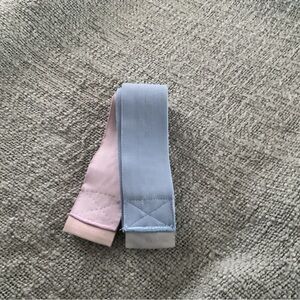 Marika Pink and Light Blue Workout Resistance Bands